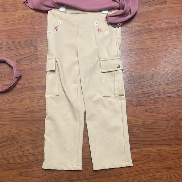 Little Lass girls cute outfit Set with Headband size 6X - Picture 5 of 9